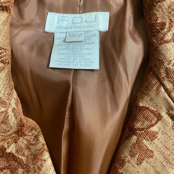 Vintage FDJ French Dressing Blazer Size M - Picture 4 of 4